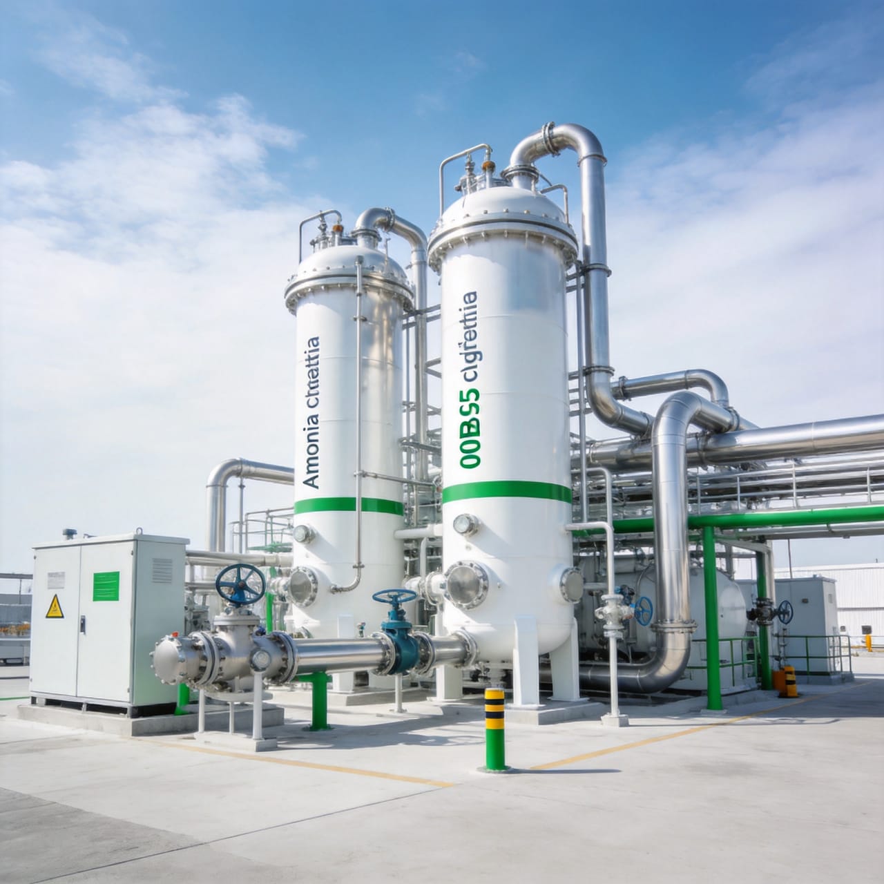 Ammonia cracking hydrogen plant